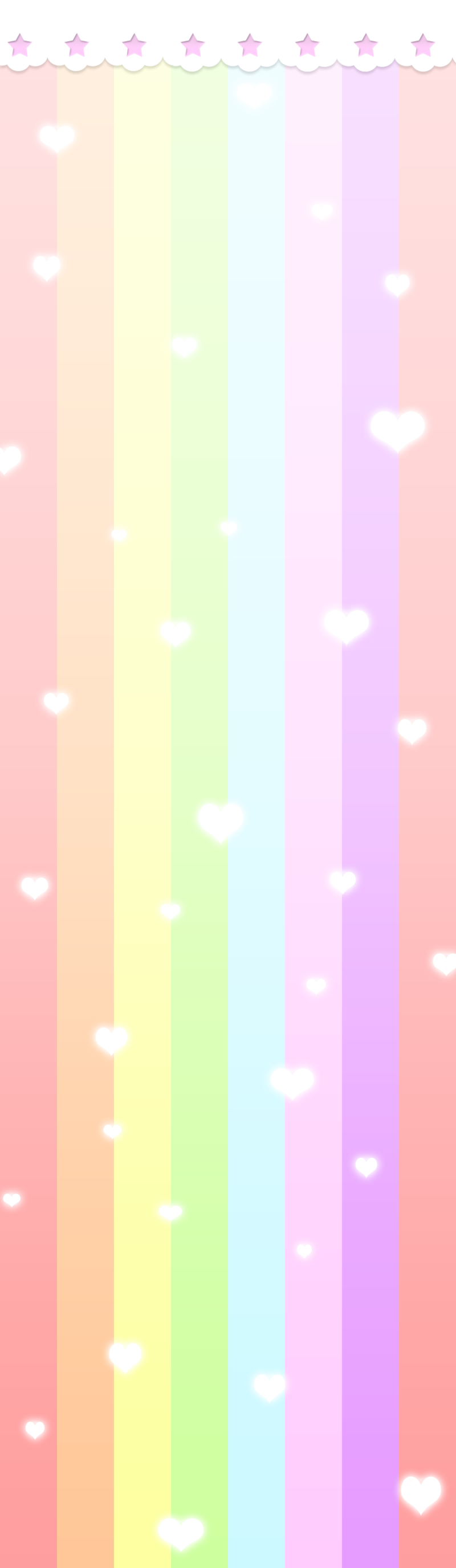 Pastel Rainbow Custom Box Background By Bunri