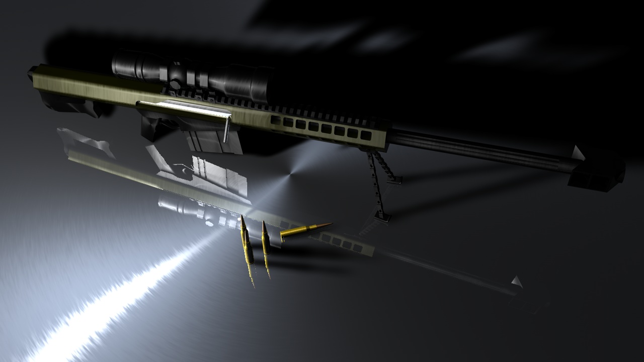 Barrett Cal Sniper Rifle By Therealdb