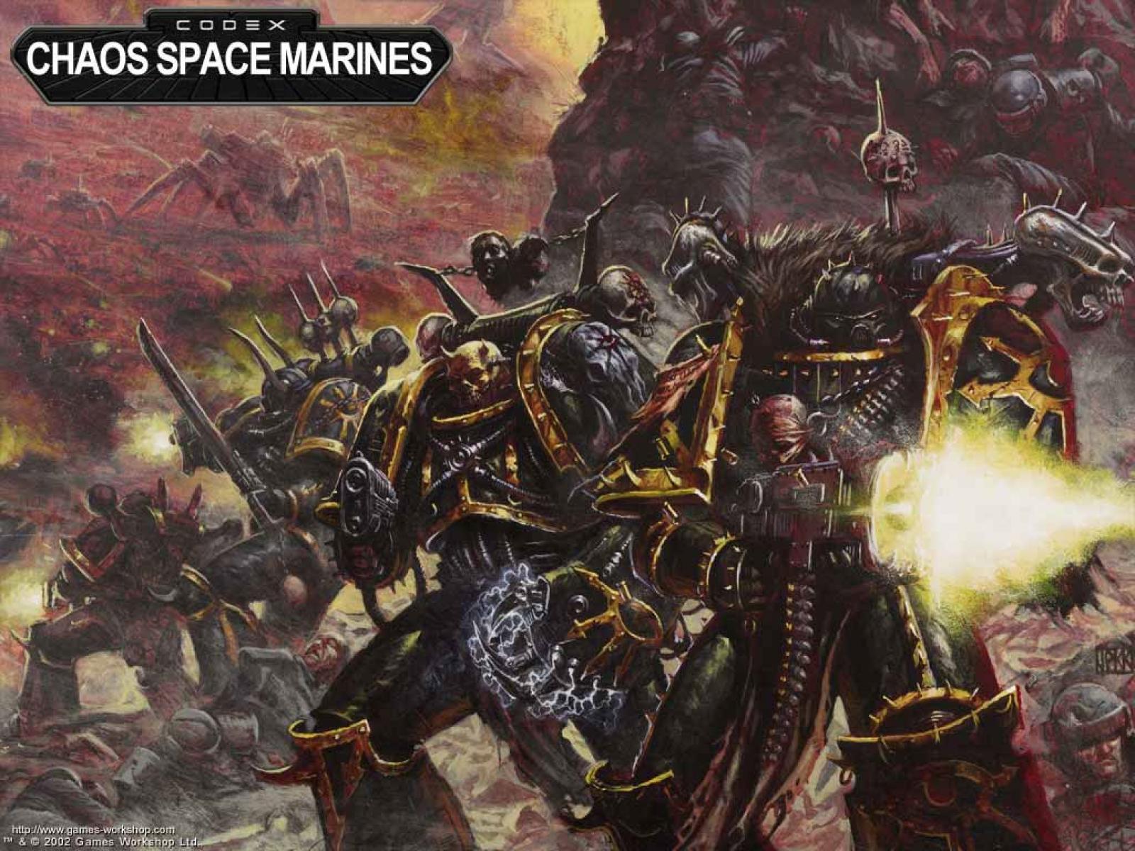 chaos space marines codex warhammer bYE