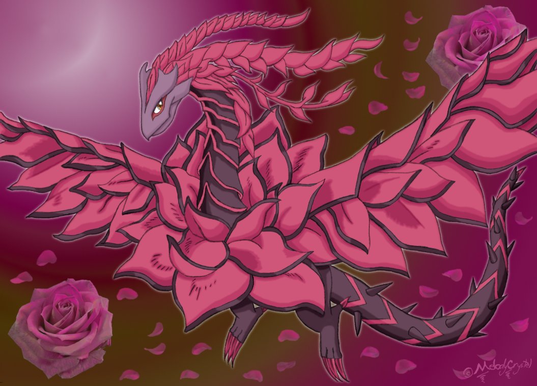 Rose Dragon By Melodycrystel