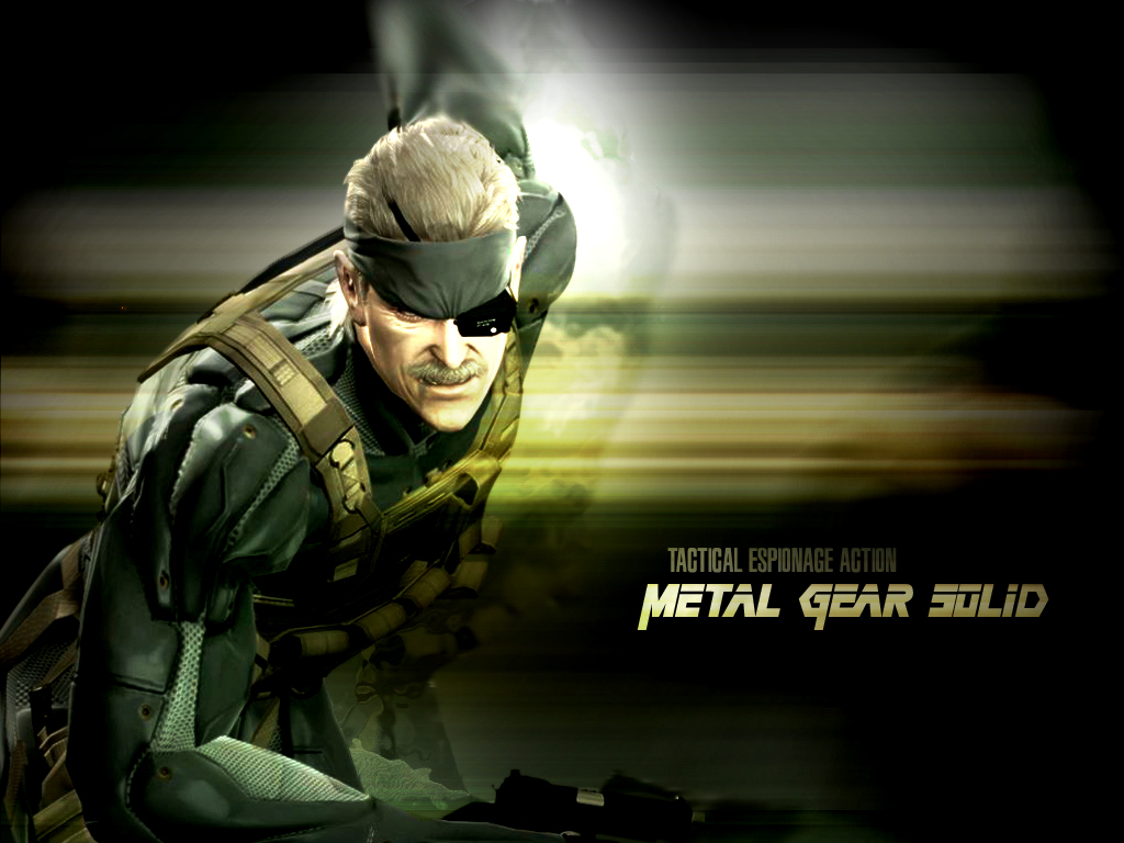 Metal Gear Solid Wallpaper Background Old Snake Mgs4 Konami Action