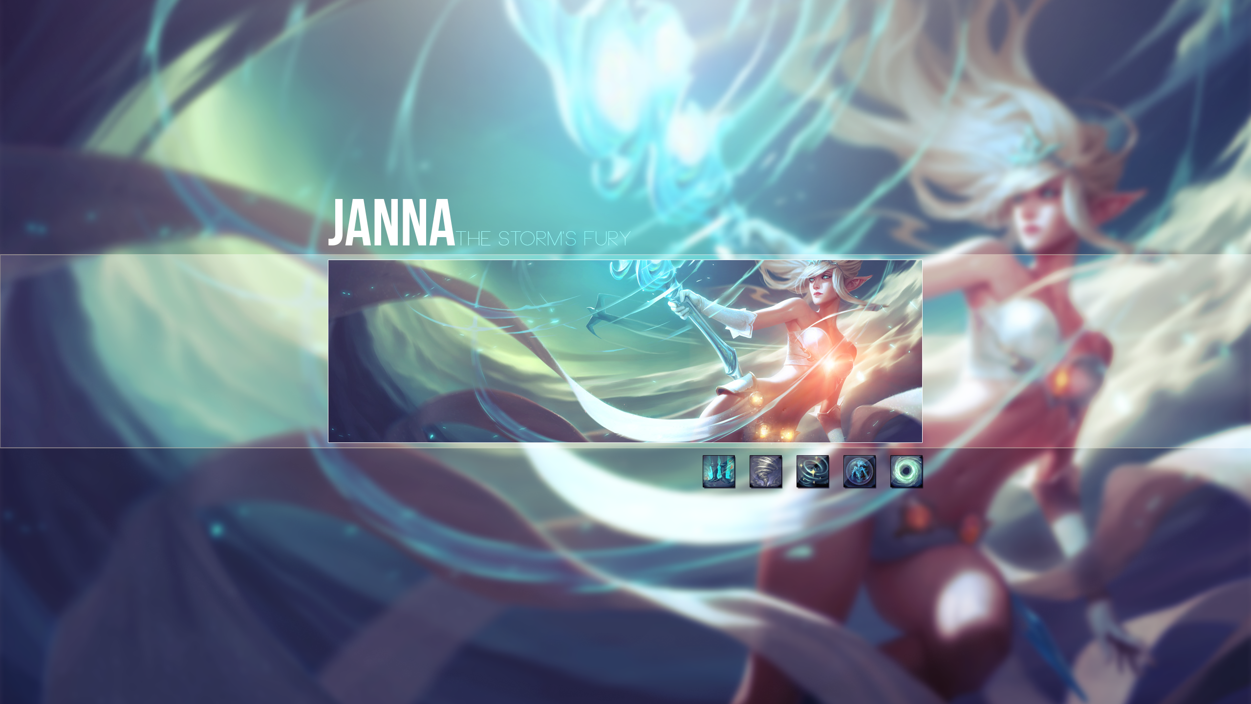 Janna League Of Legends Wallpaper By Aynoe