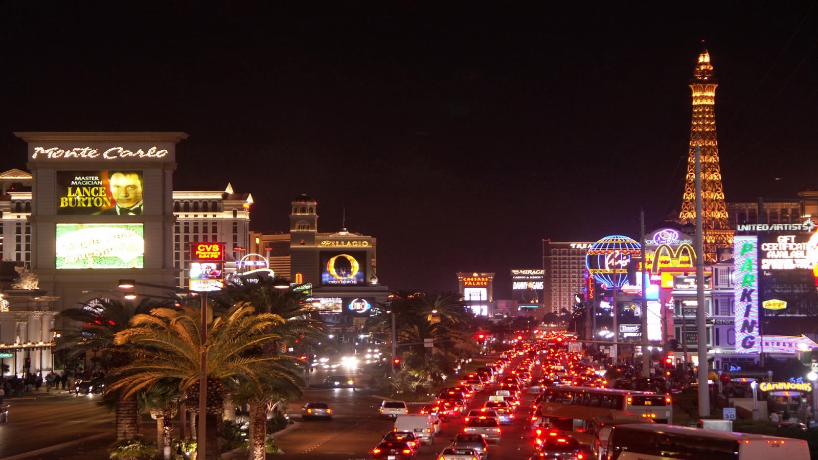 HD Wallpaper Las Vegas At Night 1080p