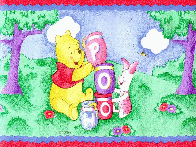 Details about CLASSIC WINNIE THE POOH Wallpaper border b6819
