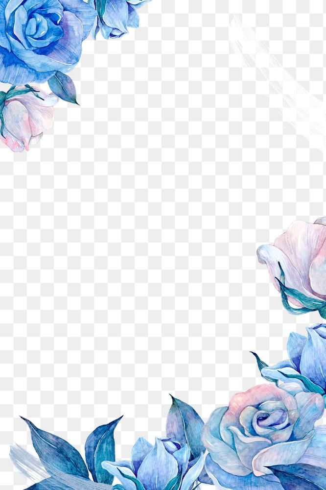 Watercolor Flower Frame Png Design Image By Rawpixel