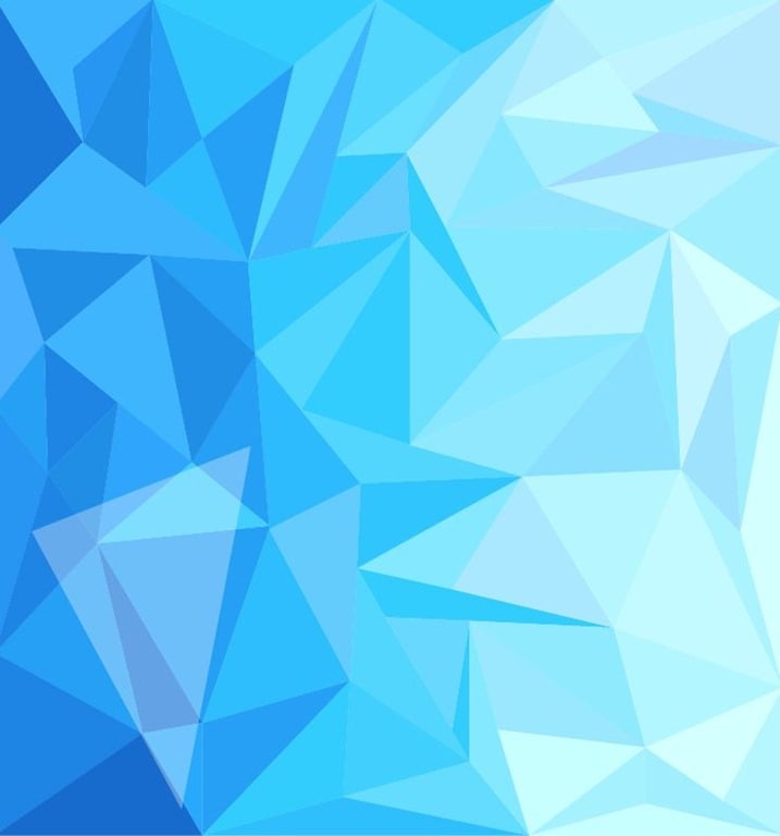 Name Blue Low Poly Design Abstract Background Vector Illustration