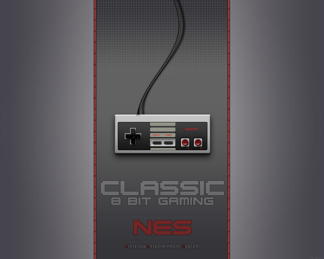 Classic Nintendo Controller Wallpaper Background Nes Entertainment