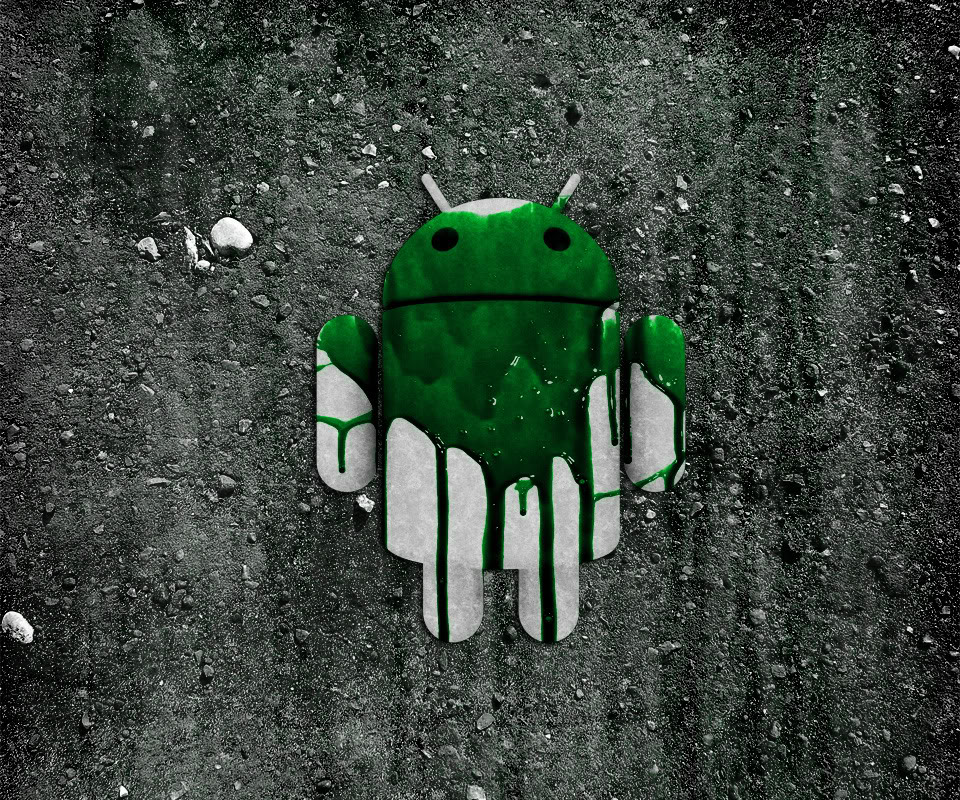 Android logo Wallpaper 4K, Android robot, Umbrella, Rain