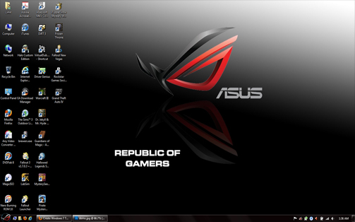 theme pack windows 7 rog rampage