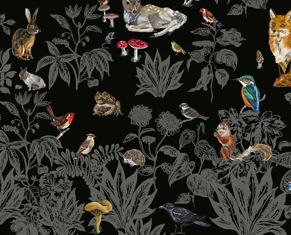 Foret Noire Wallpaper By Nathalie Lete Pin Me