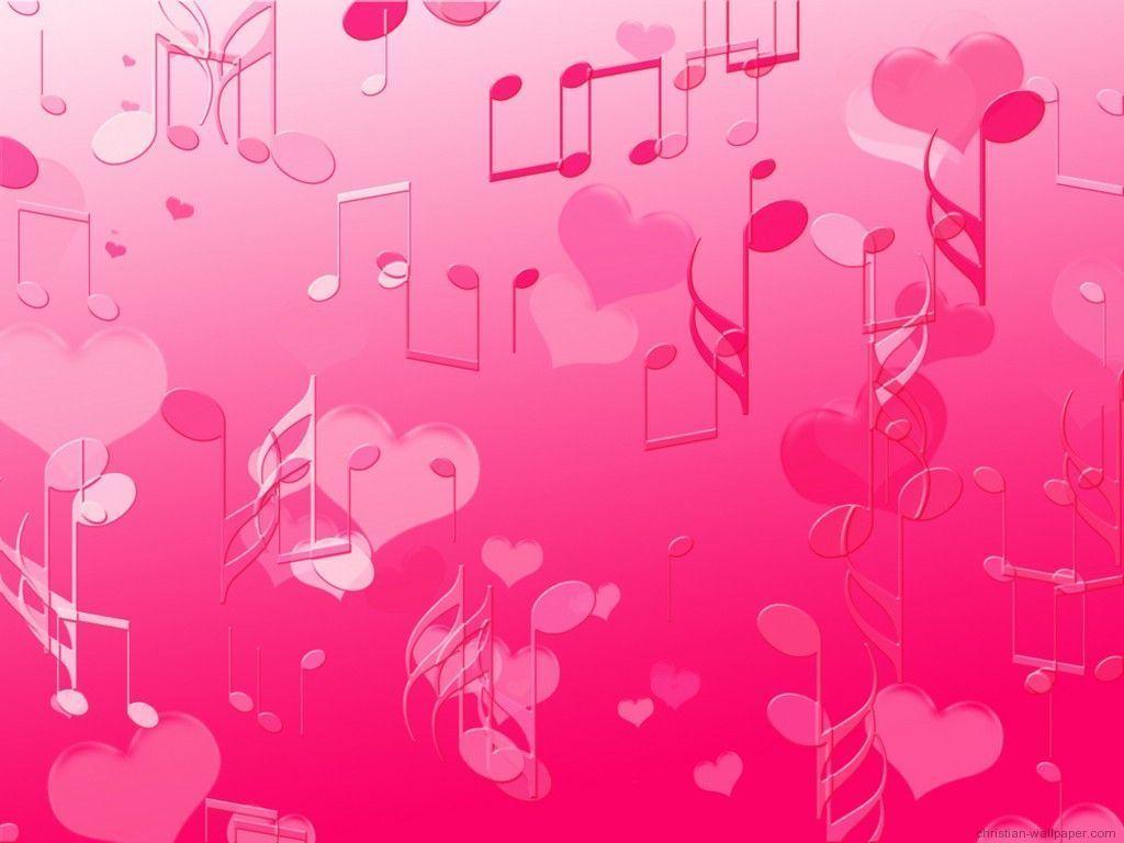 Pink Music Wallpaper