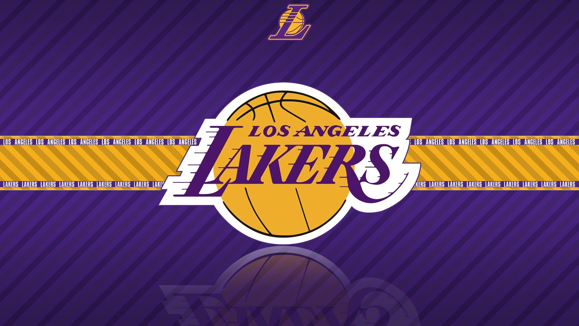 Nba Los Angeles Lakers Team Logo HD Purple Wallpaper Widescreen Desktop