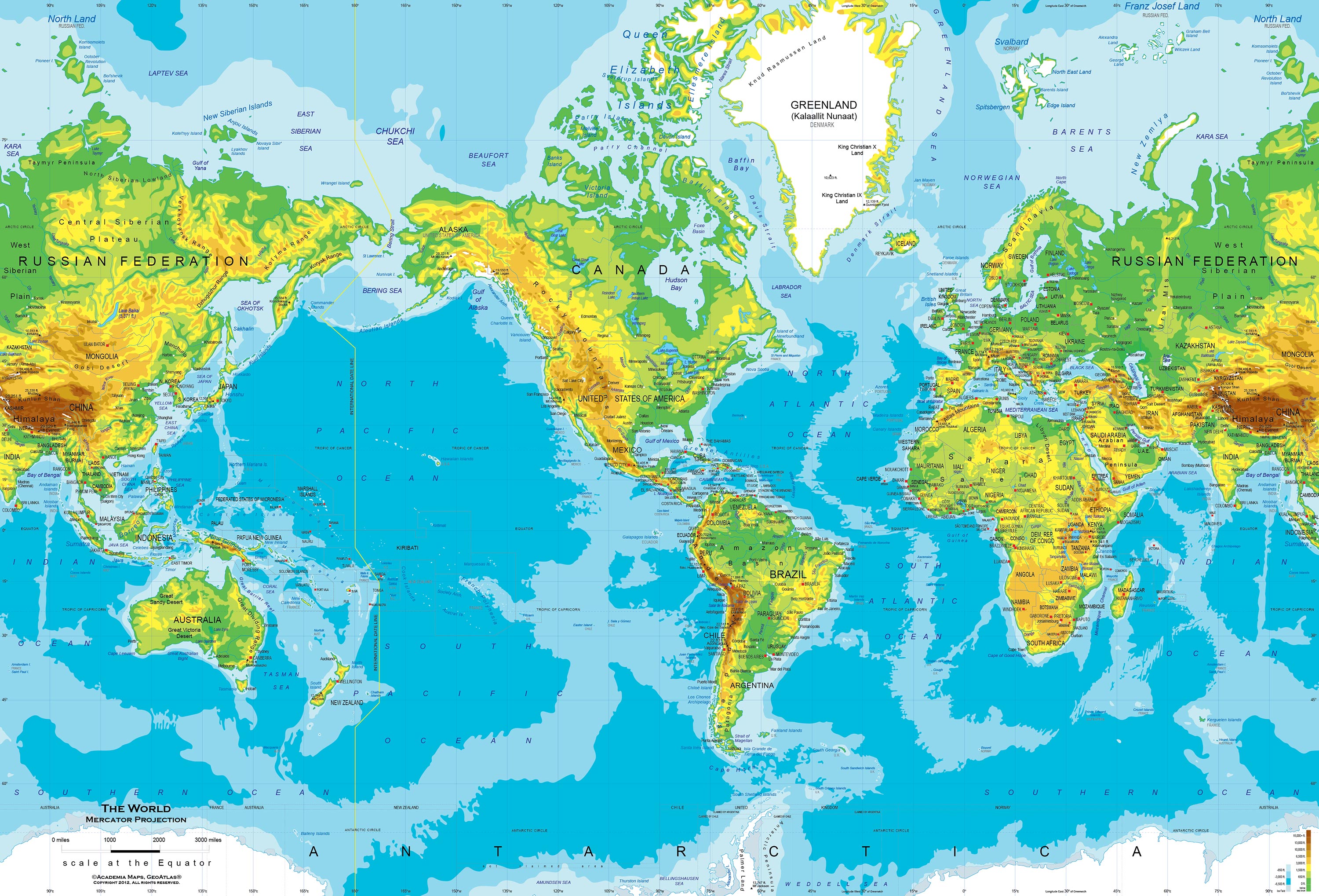 World Physical Map Wallpapers Pictures Hd Wallpapers