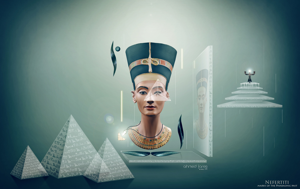 Nefertiti Marks Of The Pharaonic Past By Ahmed Fares94