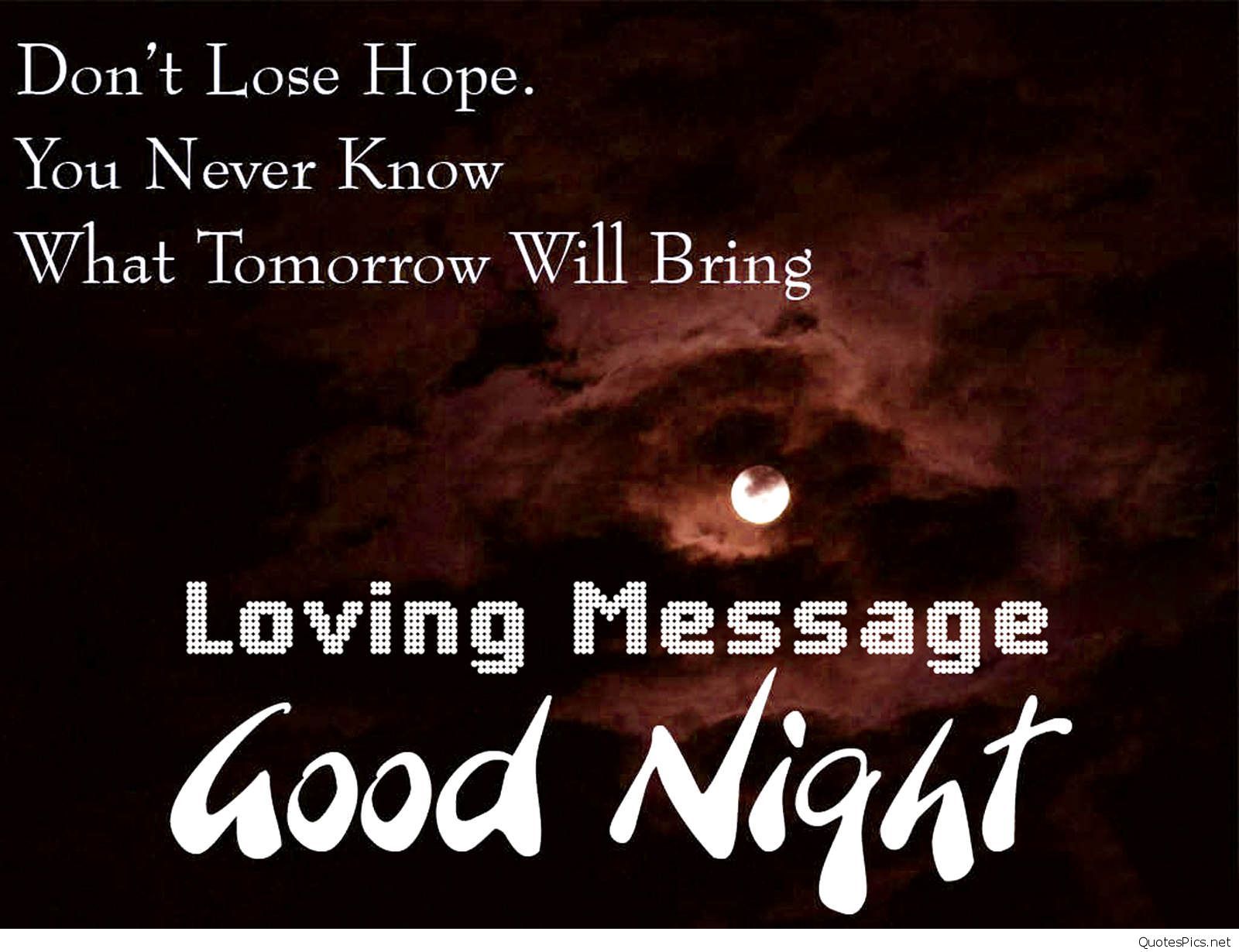 Good Night Love Wallpaper Msg With Quotes HD