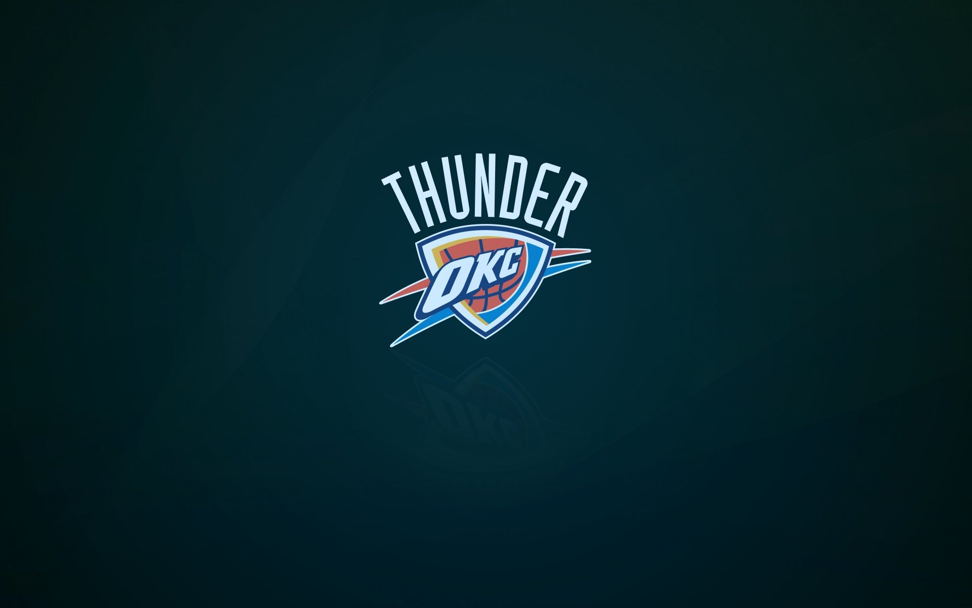 Oklahoma City Thunder Nba Basketball Poster Wallpaper