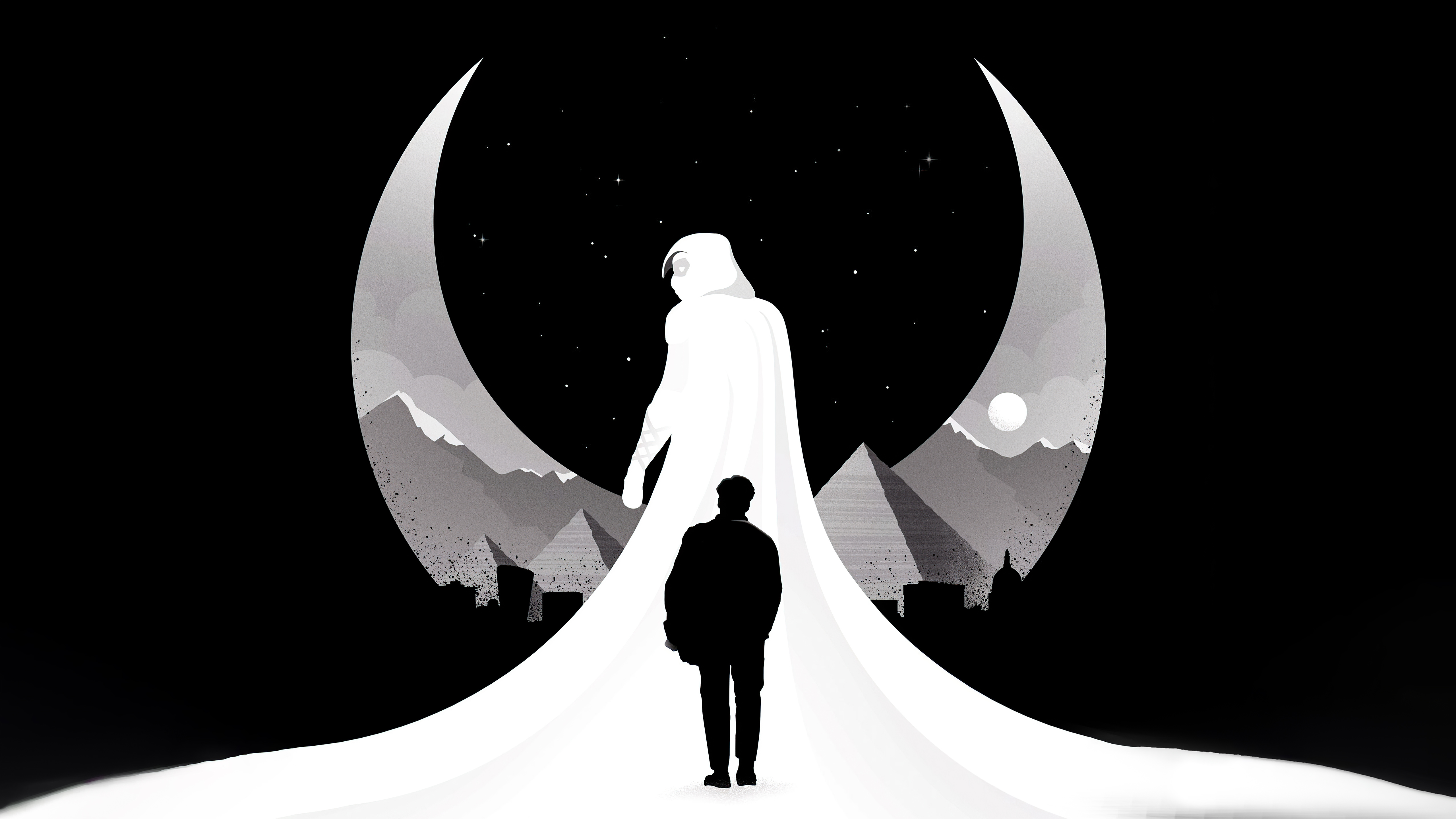 Moon Knight Wallpaper 4k Amoled Marvel Comics
