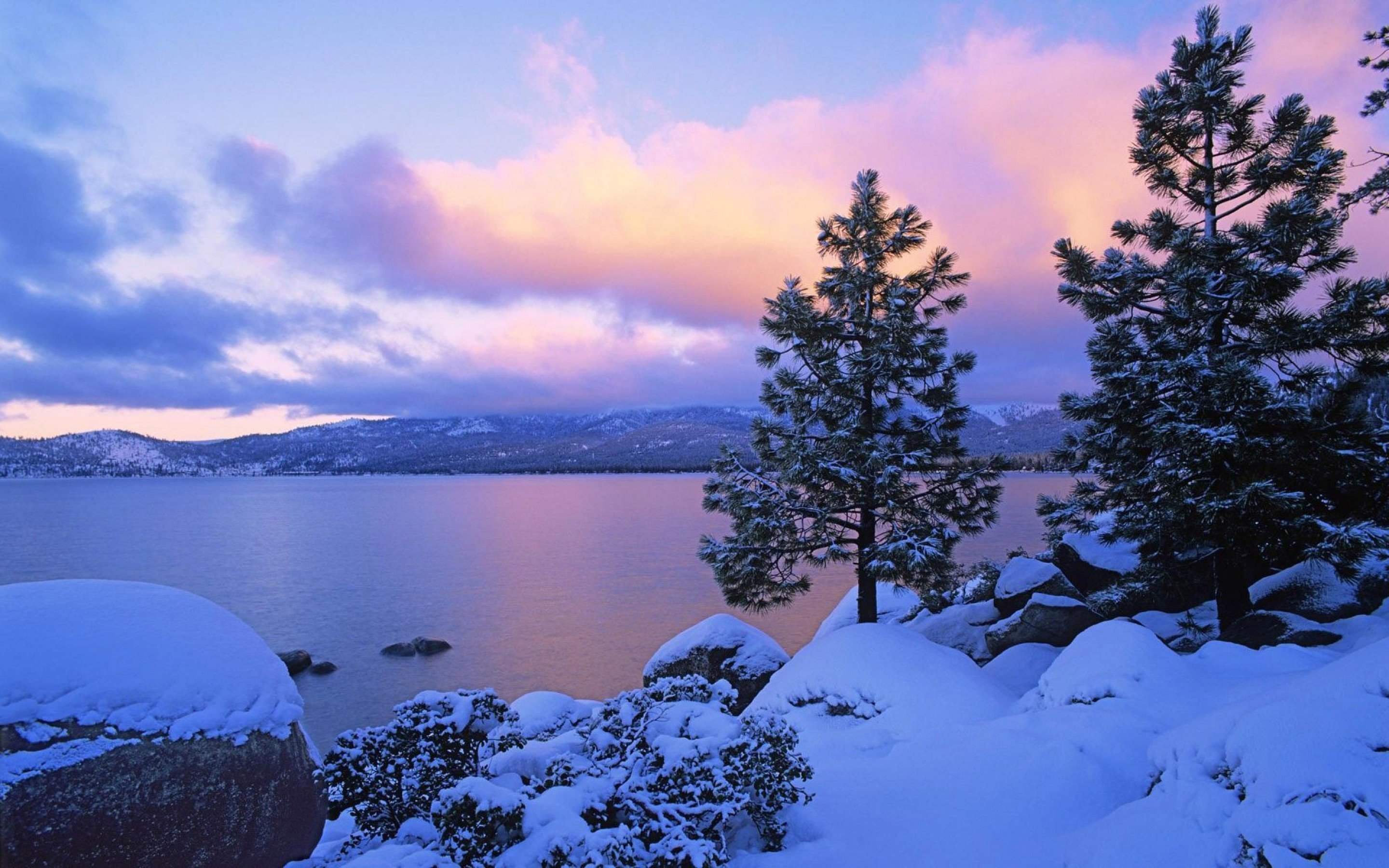 Lake Tahoe Winter Wallpaper Walldevil Best HD Desktop And