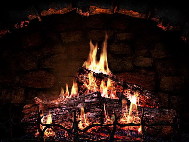 Fireplace 3d Screensavers Real At Your Desktop