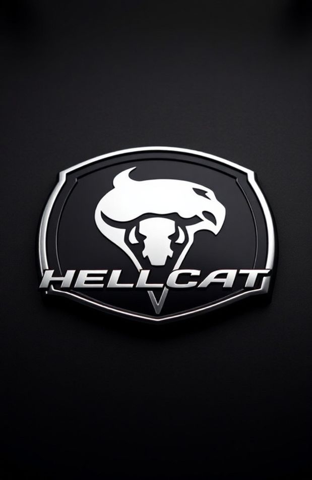 Dodge Hellcat Logo Wallpaper