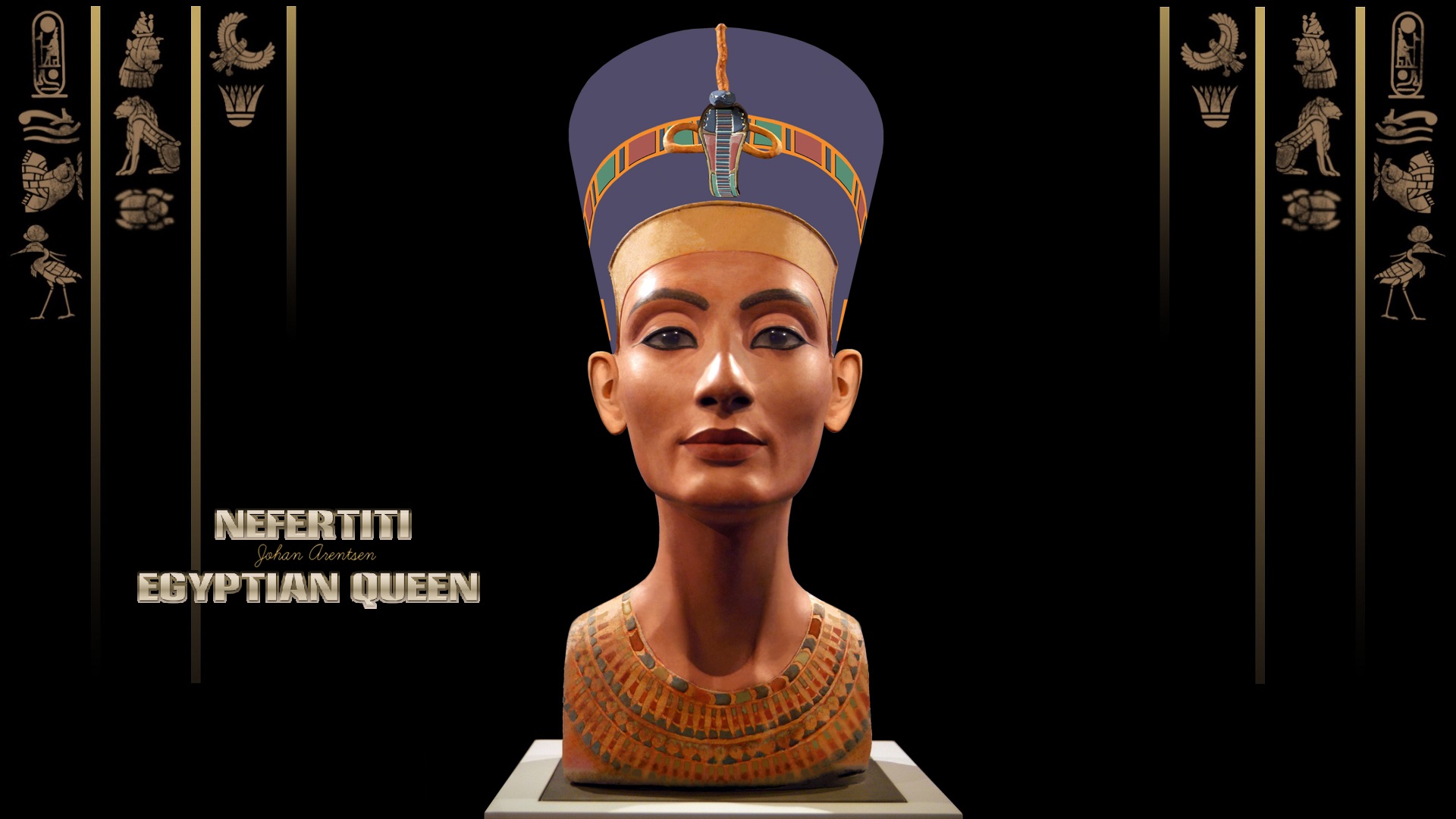 Nefertiti Egyp Queen Bureaubladachtergronden Be