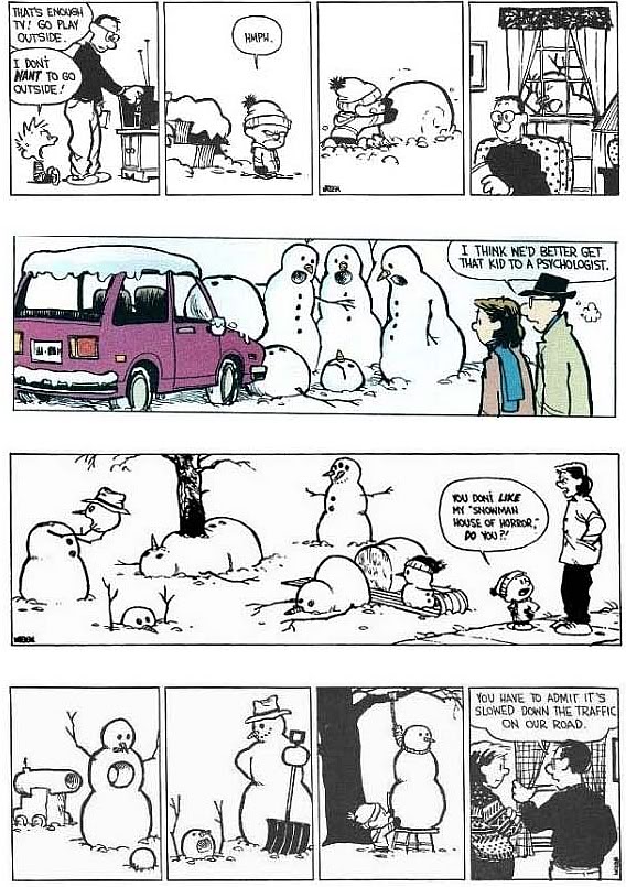 Thread Calvin And Hobbes Snowmen How Creative Are Your