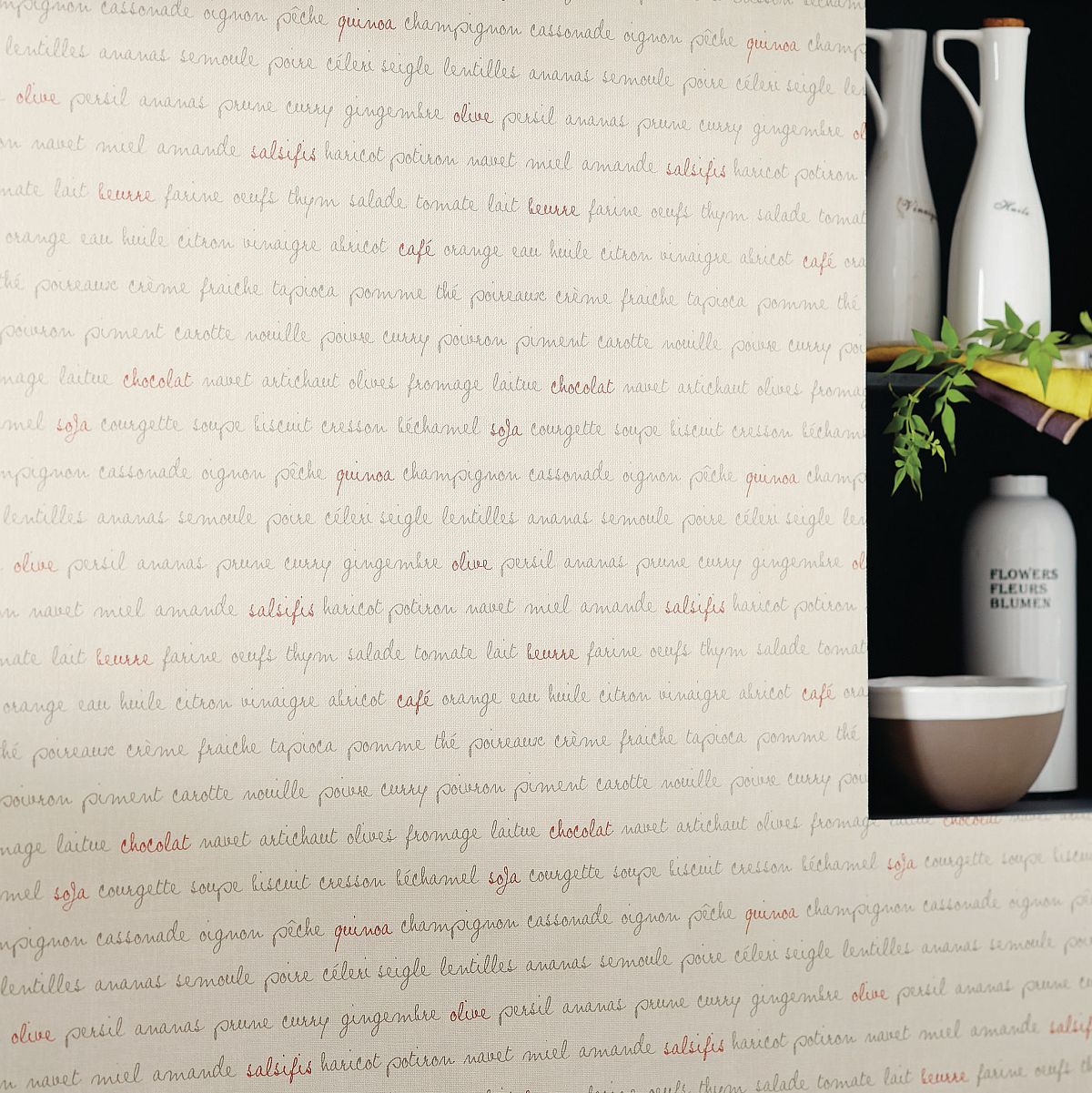 Kitchen Wallpaper Bon Appetit Caselio Vinyl