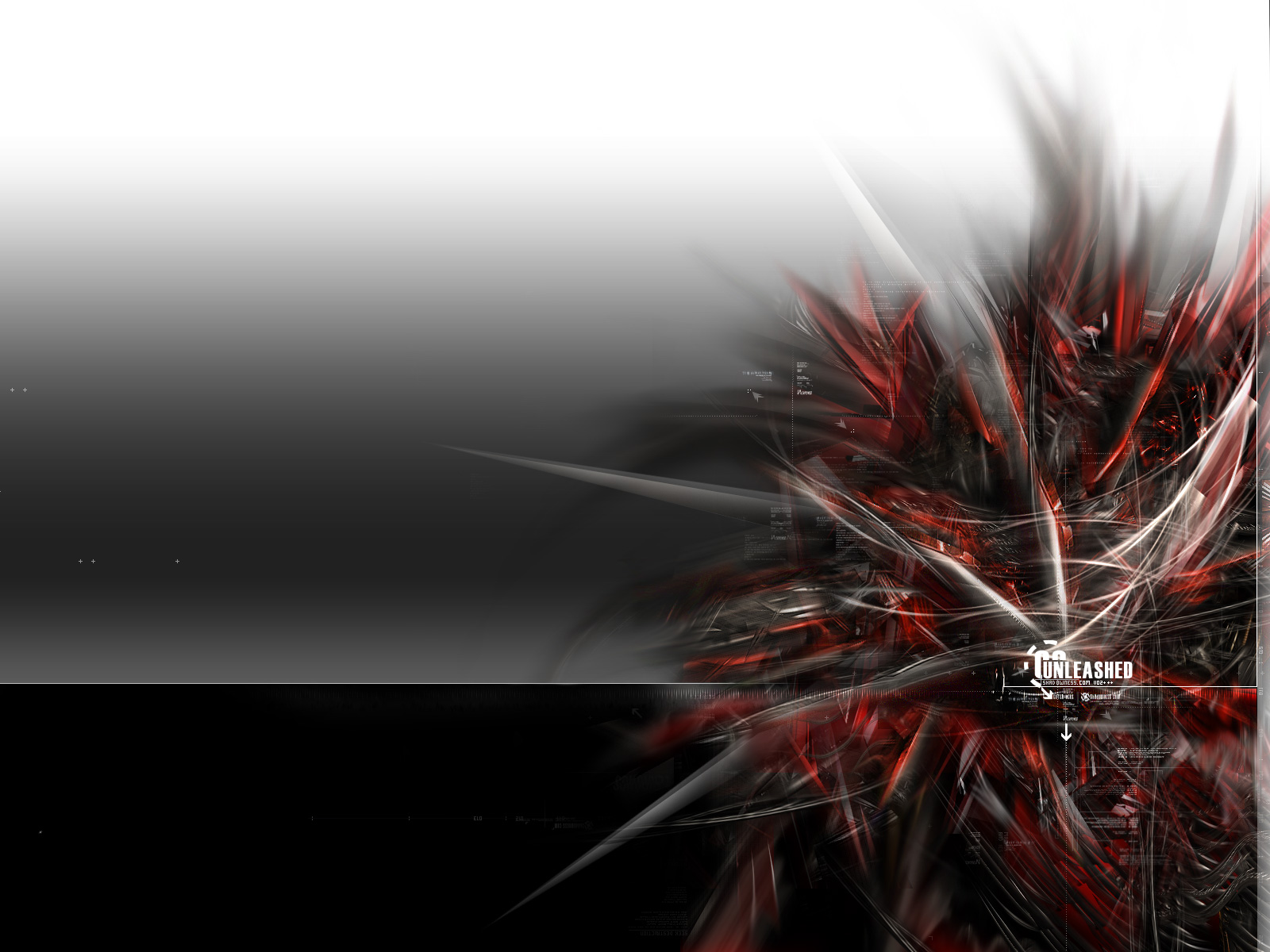 Red Black White Abstract Wallpaper X