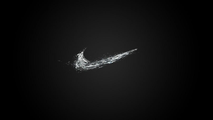 White Nike Logo Wallpaper HD
