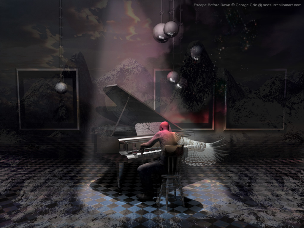 Surrealism Prints And Desktop Background By 3d Artist George Grie