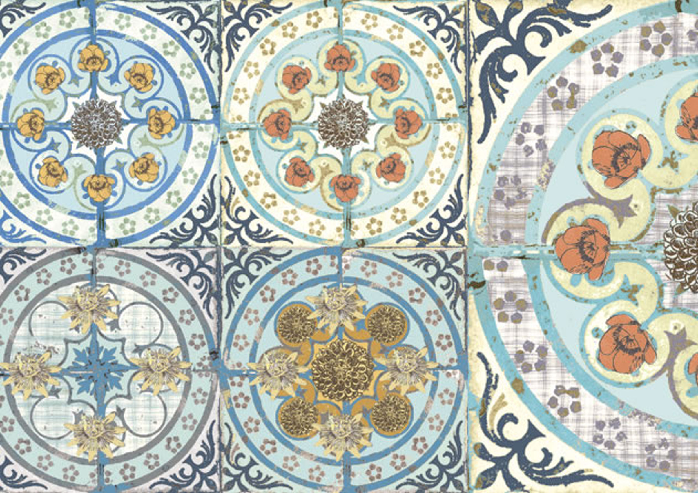 They Incorporate Original Victorian Tile Designs Enhanced With Louise
