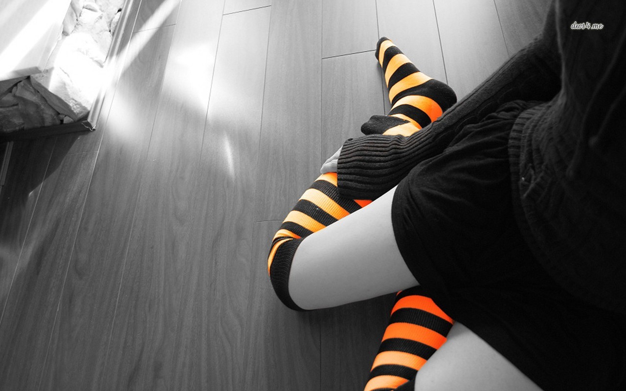 Striped Socks Wallpaper Photography