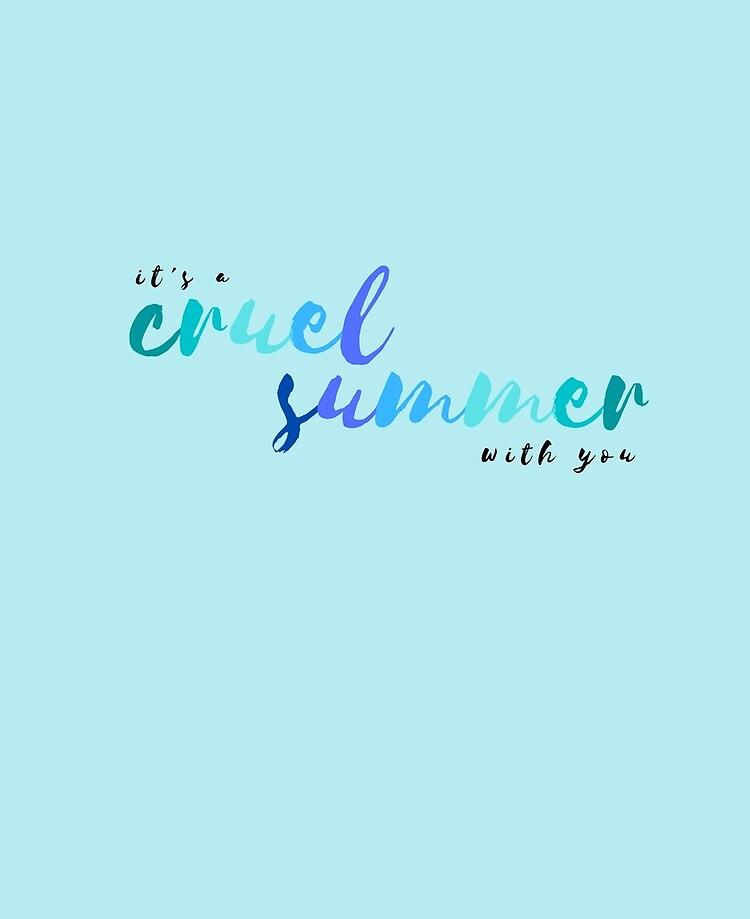 Cruel Summer Pretty Font Design For Swiftie Swifties Taylor Swift