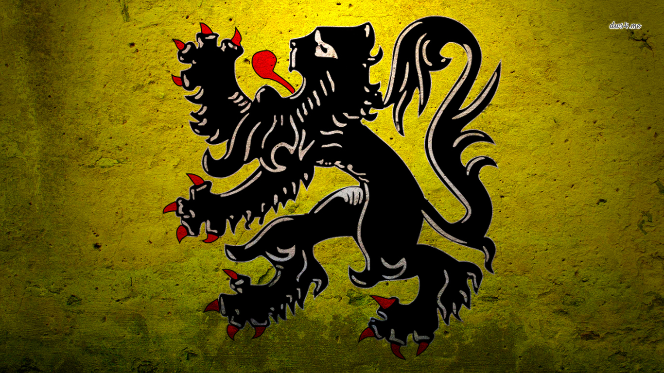 Flag Of Flanders Wallpaper Digital Art
