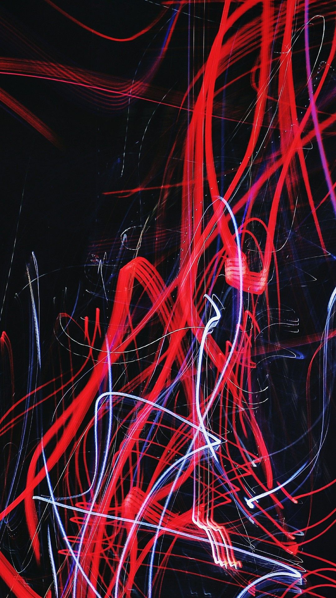 Abstract Red And Blue Wallpaper 4k