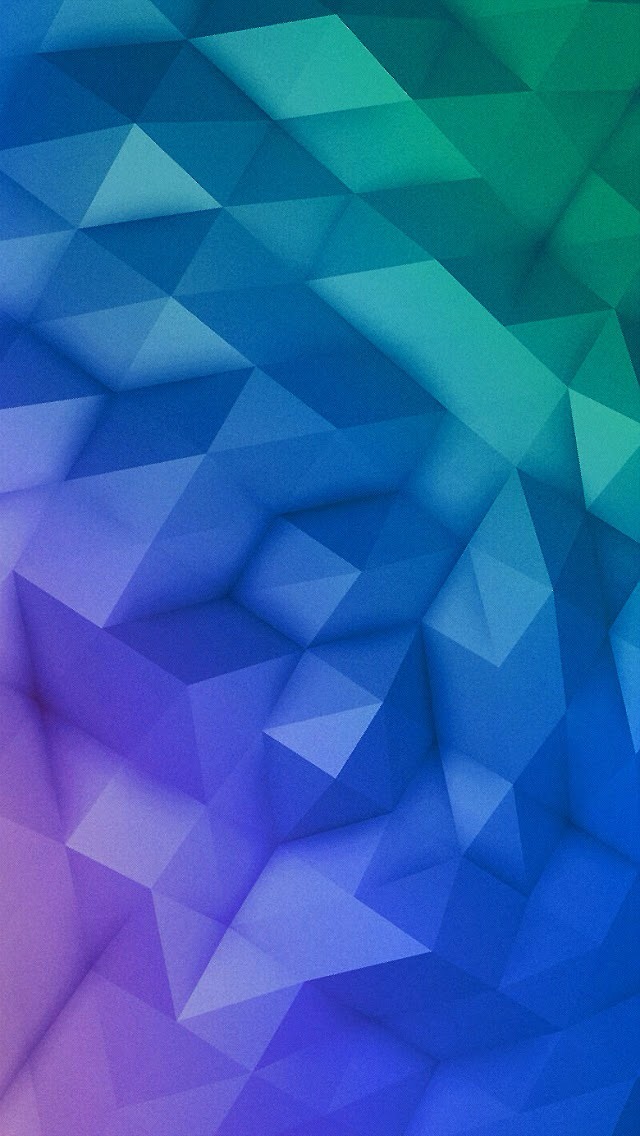 Phone HD Wallpaper Colorful Triangels Ios