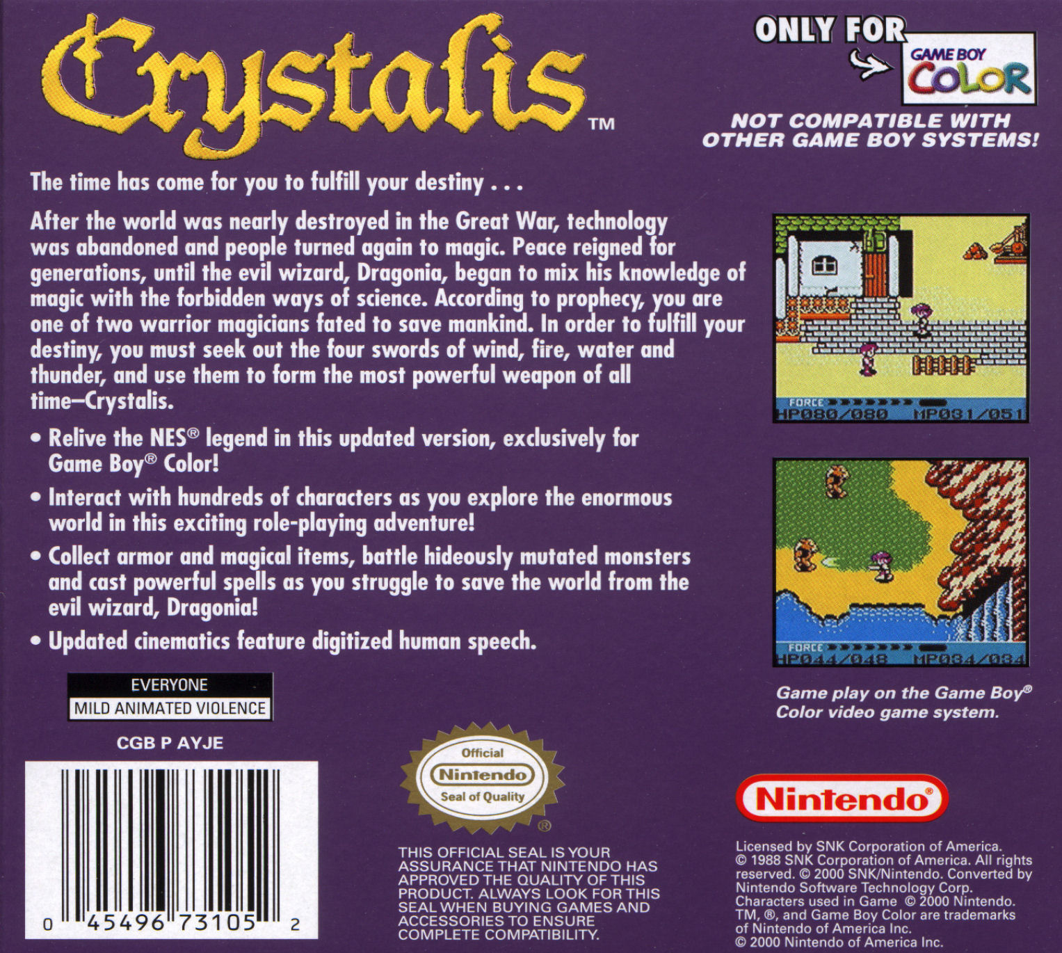 Crystalis Details Launchbox Games Database