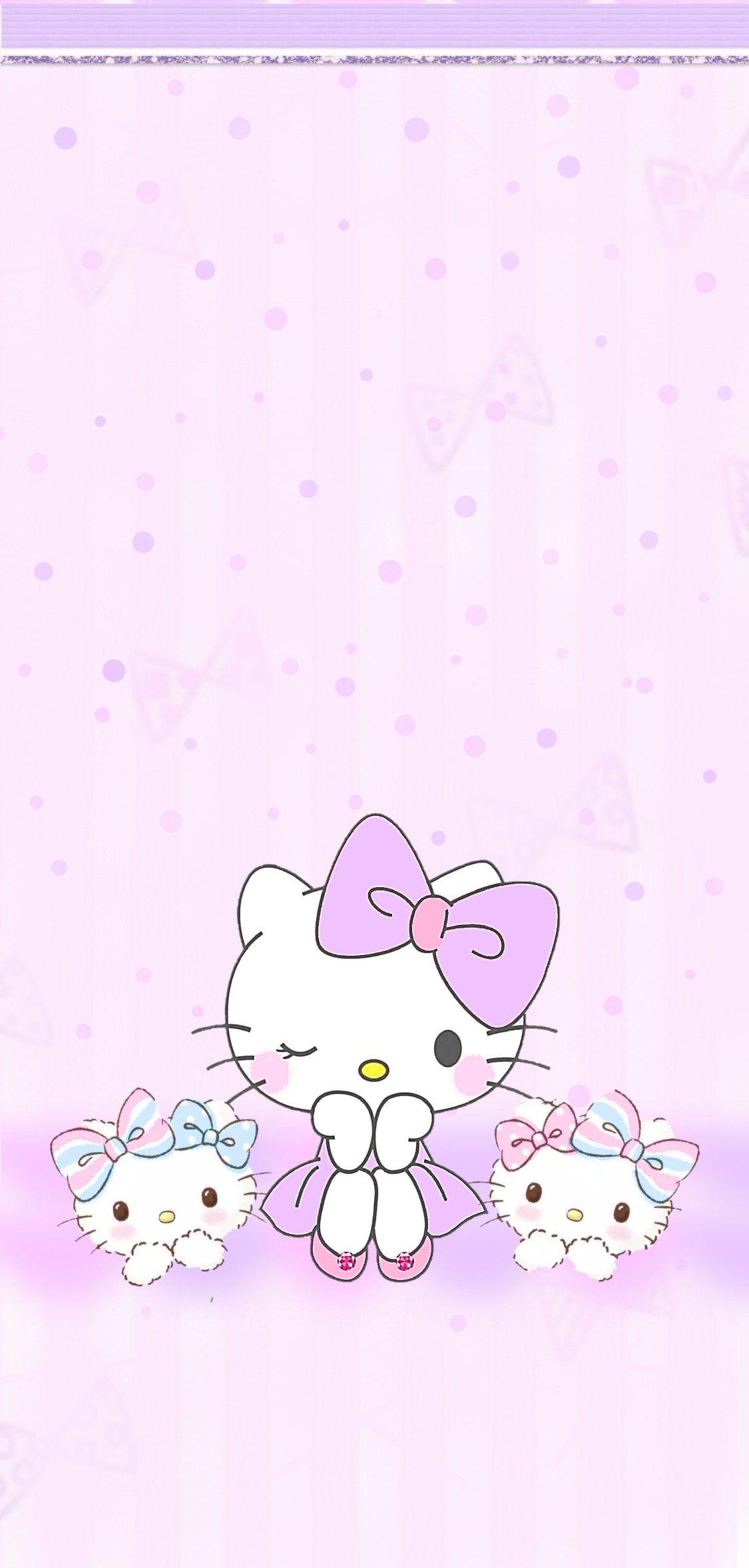 Hazelyou On My Wallpaper Hello Kitty Background