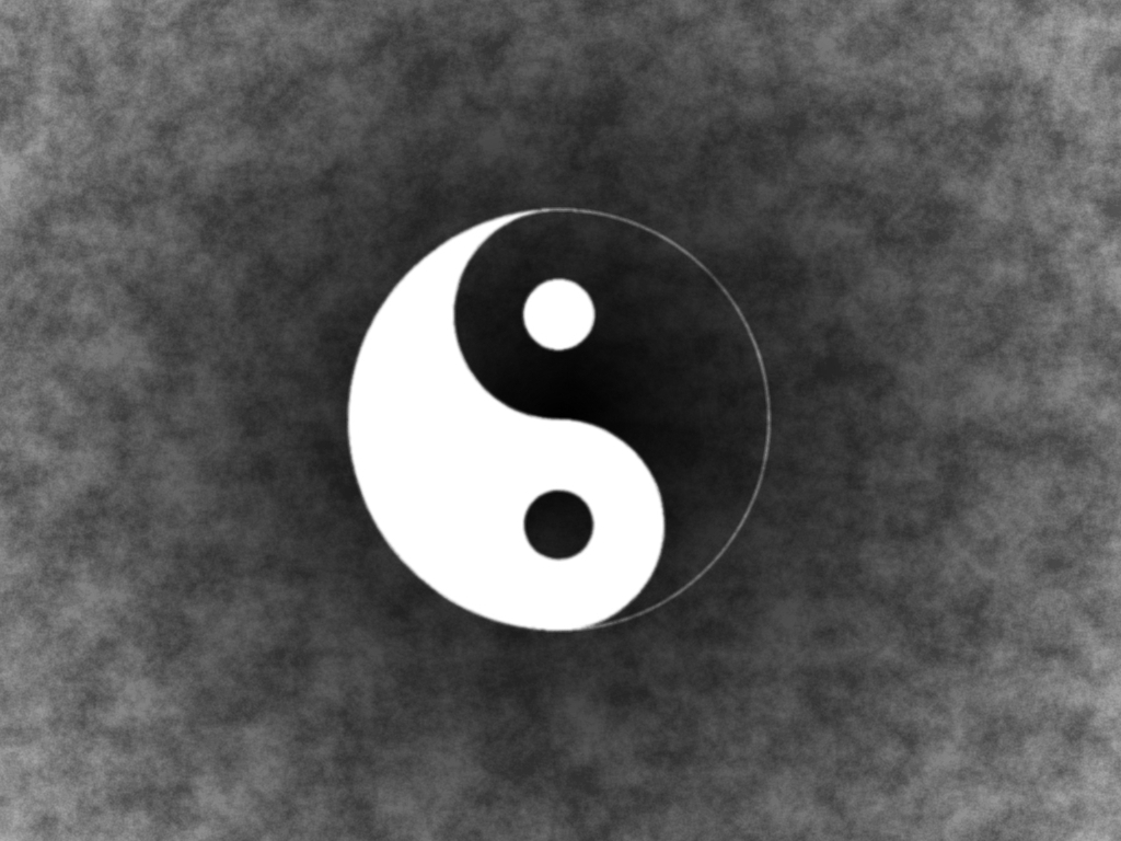 1024x768 Yin Yang desktop PC and Mac wallpaper