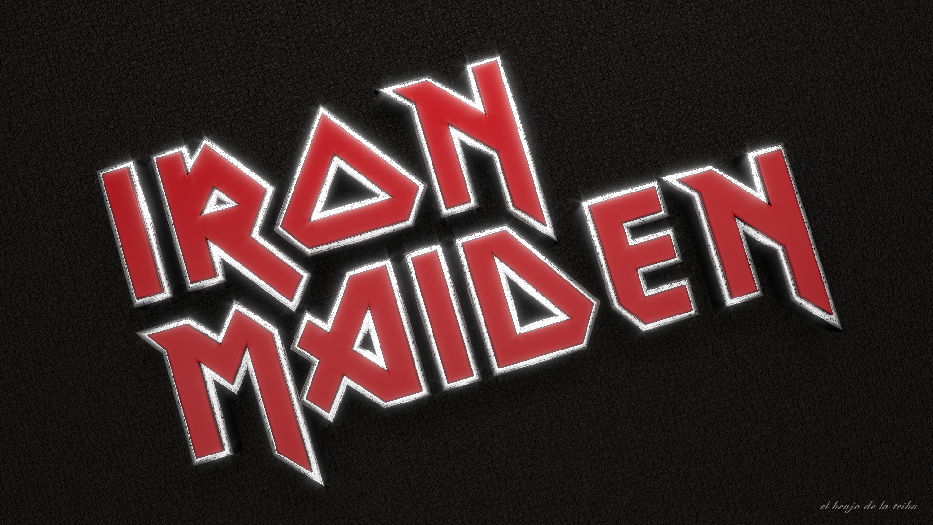 Iron Maiden Logo By Elbrujodelatribu Customization Wallpaper