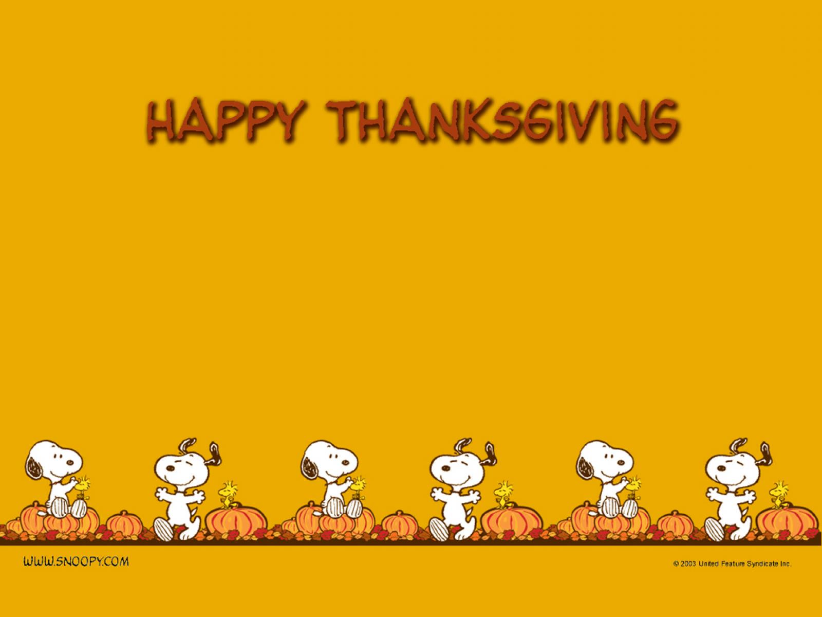 Charlie Brown Thanksgiving Wallpaper Sf