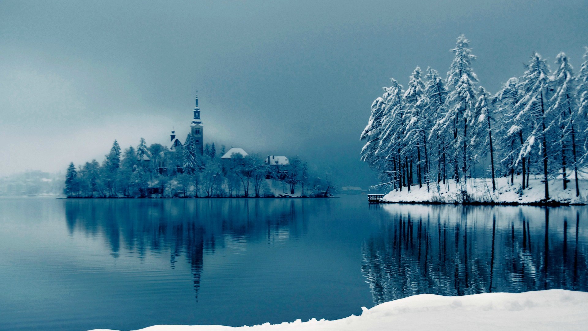Download ice cold lake HD wallpaper