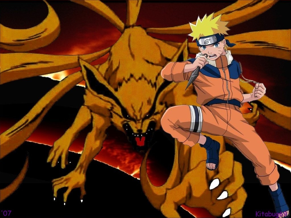 Naruto Shippuden Nine Tailed Fox Papel De Paredenaruto