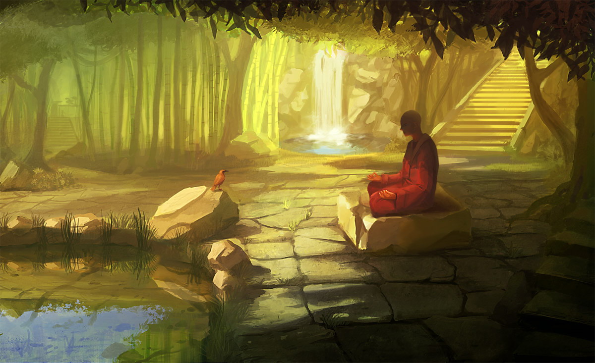 Meditation - Zerochan Anime Image Board
