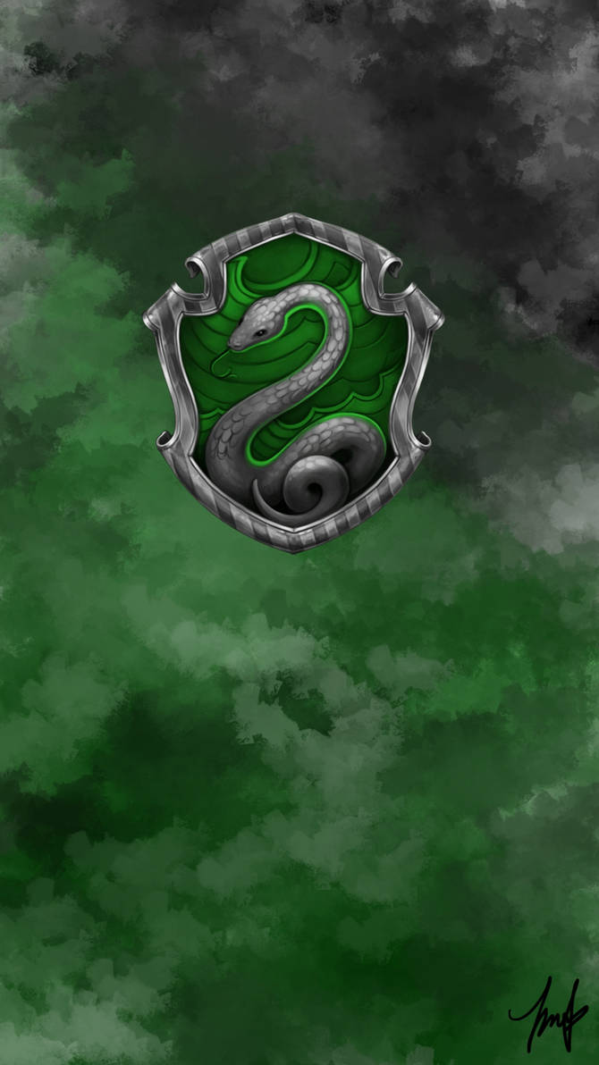 Harry Potter Slytherin Phone Wallpaper By Seymonster
