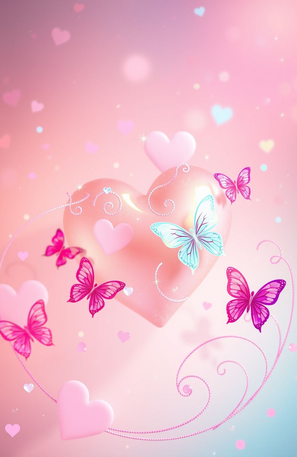 Y2k Heart Wallpaper
