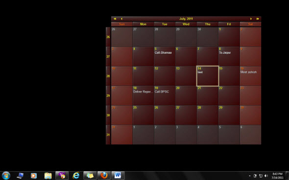 Calendar And To Do List Organizer Application For Windows
