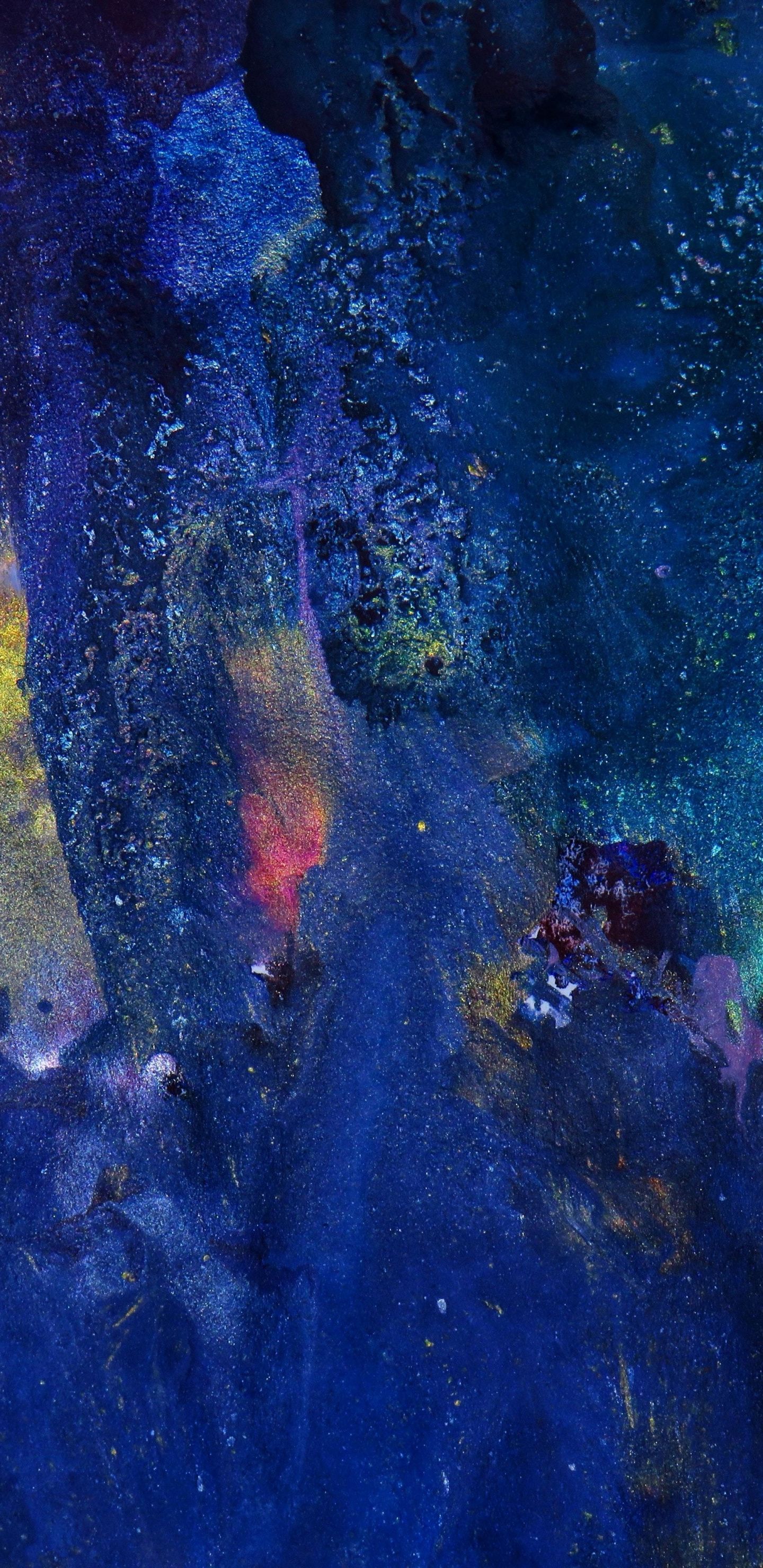 Navy Blue Art Wallpaper