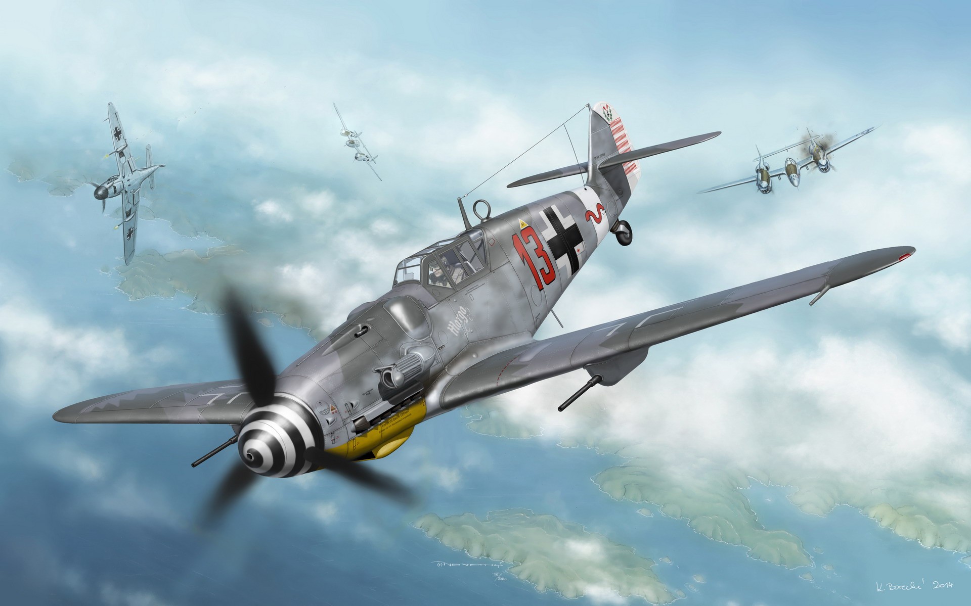Best Bf109 Wallpaper War