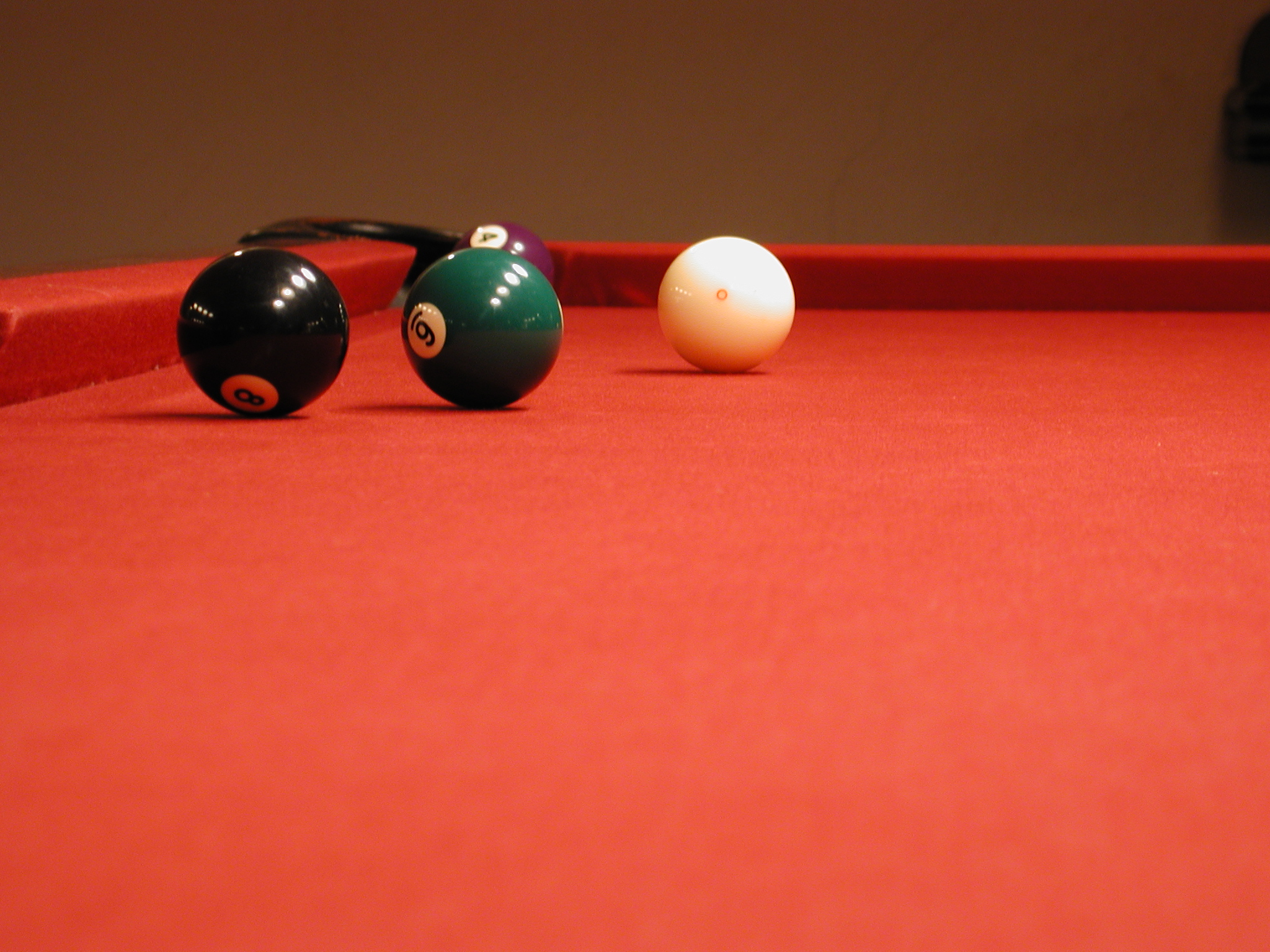 Billiards Table Wallpaper And Balls